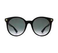 Gucci Women's Round Black Grey Gradient Sunglasses
