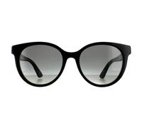 Gucci Women's Round Black Grey Gradient Sunglasses