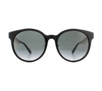 Gucci Women's Round Black Grey Gradient Sunglasses