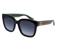 Gucci Women's Sonnenbrille GG0034S-002-54 Sunglasses, Black (Schwarz), 54