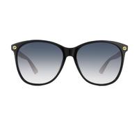 Gucci Women's Square Black Brown Grey Gradient Sunglasses Gucci Black One Size