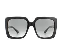 Gucci Women's Square Black Grey Gradient Sunglasses