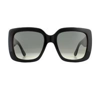 Gucci Women's Square Black Grey Gradient Sunglasses GG0141SN Gucci Black One Size