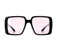 Gucci Women's Square Black with Gold Dusky Pink w Logo Mirror Photochromic GG1692S Gucci Black One Size