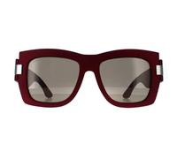 Gucci Women's Square Red with Silver Grey with Light Silver Mirror GG1688S