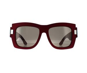 Gucci Women's Square Red with Silver Grey with Light Silver Mirror GG1688S