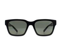 Gucci Women's Square Shiny Black Grey GG1857S Gucci Black One Size