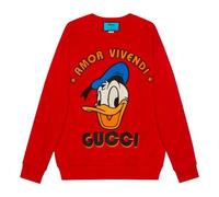 Gucci x Disney SS21 Donald Duck Printed Cotton Sweatshirt For Men Red 617964-XJDC1-6429 S