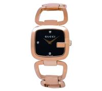 Gucci Womens YA125409 Ladies Watch - Rose Gold Stainless Steel - One Size