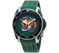 Gucci YA136316 Dive Green Tiger Head Dial Men's Watch