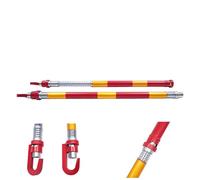 gucdaqc 8T Towing Pole, Heavy Duty Car Recovery Tow Bar, Car Safety Tow Bar, Towing Bar with Spring Damper, Two-Way Cushioning, for Car Van Truck SUV Emergency Roadside Rescue