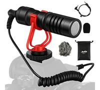 GUCEALU Moukey MCM-1 DSLR Camera Microphone, External Video Mic Shotgun for Phone, Smartphone, Vlogging, Canon/Nikon/Sony Camera