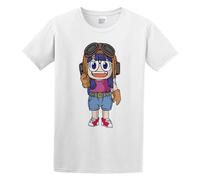 GUCEULTRUE Casual T-Shirt Arale Norimaki Dr. Slump Black XXL