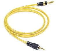 GUCraftsman 6N OFC Silver-Plated with Metal Shielding Layer 4.4mm 3.5mm Headphone Upgrade Cable for Sony MDR-MV1 MDR-M1 MDR-M1ST (4.4mm Plug)