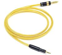 GUCraftsman 6N OFC Silver-Plated with Metal Shielding Layer 4.4mm 3.5mm Headphone Upgrade Cable for Audio Technica ATH-R50x ATH-M50X ATH-M40X ATH-M60XA ATH-M70X ATH-M60X ATH-PRO7X (3.5mm Plug)