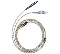 GUCraftsman 6N Single Crystal Silver Upgrade Headphones Cable 4Pin XLR/2.5mm/4.4mm Balance Headphone Upgrade Cable for Focal Utopia (4.4mm Plug)