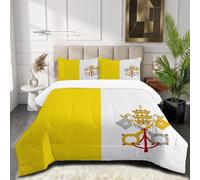GUCSMN Coverless Duvet Double Size Vatican City Flag