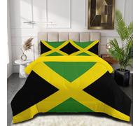 GUCSMN Jamaica Flag Double Coverless Duvet Comforter