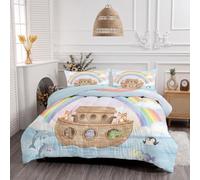 GUCSMN Rainbow Ark Coverless Duvet Single Quilt Comforter