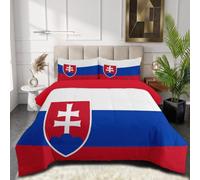 GUCSMN Slovakia Flag Double Coverless Duvet Comforter