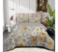 GUCSMN Soft Light Cosmos Super King Size Coverless Duvet Set
