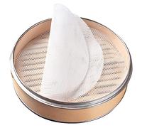 GUCUJI 13 Inch Silicone Bamboo Steamer Liners - Non-Stick, Reusable Steamer Mesh Mats for Steamed Buns, Dumplings, veggies, Dim Sum, Momo, Rice, and fish - Food Grade BPA Free (4Pcs)