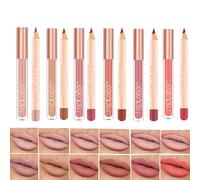 GUDAGUU Matte Lipstick Set, 12 Colors Velvet Liquid Lip Gloss Nude Lipstick Lip Makeup Kit Long Lasting Waterproof Not Thick or Stick Lip Gloss Sets for Woman and Girls