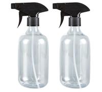 Gudalea 2 Pcs Water Spray Bottle, 500 ML Plastic Water Spray Bottles, Plant Spray Bottle, for Cleaning, Plants, Hairdressing, Gardening (White)