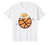 Gudetama Basketball T-Shirt, Youth, White, 4T