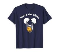 Gudetama Leave Me Alone T-Shirt, Men, Navy Blue, 3X-Large