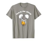 Gudetama Leave Me Alone T-Shirt, Men, Slate Grey, 3X-Large