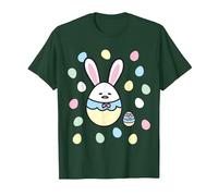 Gudetama Meh Easter T-Shirt, Men, Dark Green, X-Large