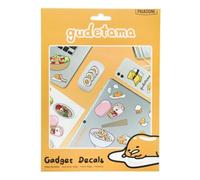 Gudetama Official Licensed Puffy Gadget Decals Includes 37 3D Anime Cartoon Lazy Egg Character, Gift and Accessory Decor | Paladone