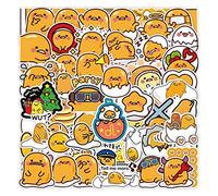 Gudetama Stickers 50PCS Vinyl Stickers for Laptop,Bumper,Skateboard,Water Bottles,Phone,Cartoon Anime Stickers for Kids Teens Adult