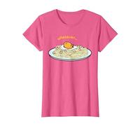 Gudetama Whatever Pasta Noodles T-Shirt, Women, Pink Heather, Large