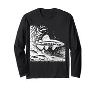 Gudgeon Line Art Aquarist Long Sleeve T-Shirt