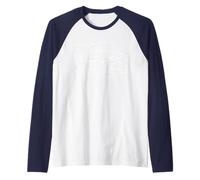 Gudgeon Line Art Fishlover Raglan Baseball Tee