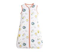 GudGmtoy Baby Sleeping Bags 0.5 Tog Newborn Swaddle Wrap Girls Thin Animal Vest Sleeping Bag with Double Zipper Cotton Sleevless Sleep Bag for Unisex Baby 12-18 months