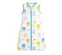 GudGmtoy Newborn Sleeping Bag Girl Cotton Newborn Swaddle Wrap Blanket Animal Baby Grow Bag Unisex Baby Sleeping Bag Nursery Multi-Coloured Double Zip 12-24 Months