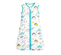 GudGmtoy Thin Sleeping Bag for Baby Wearable Blanket 0-6 months Cotton Unisex Sleeveless Sleeping Sack For Newborn Breathable Animal Pattern Wearable Sack