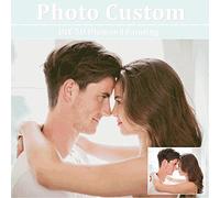 Gudina Personalised Diamond Painting, Diamond Art Custom Private Photo Full Drill 5D Diamond Painting Kits for Adults, DIY Personalised Gifts for Home Wall Decor, Round Diamond 30x40cm