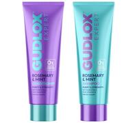 Gudlox Expert Rosemary & Mint Hair Care Shampoo & Conditioner Bundle Gift Set 300ml Each Strengthening & Nourishing Formula for Hair Growth, Anti-Hair Fall, Scalp Care, Shine Repair for All Hair Types