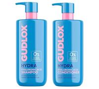 Gudlox Hydra Hyaluronic Acid Sulphate-Free Moisturising Shampoo & Conditioner Set - Daily Hydration for Dry, Dehydrated Hair (2x400ml)