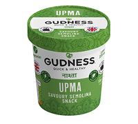 Gudness Upma - Healthy Indian Breakfast (savoury) pack of 6 pots, 59gms each