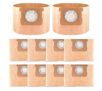 Gudotra 10 Pack Replacement 25-1238 Vacuum Bags for Porter-Cable and Stanley 4 Gallon Wet/Dry Vacuum, Replace Part 25-1238 SL18301-3B PCX18301-4B
