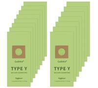 Gudotra 10 Pack Type Y Vacuum Dust Cleaner Bags Replacement to Hoover WindTunnel Upright Style Y, Z, YZ Paper Bags Replace Part 4010100Y Green