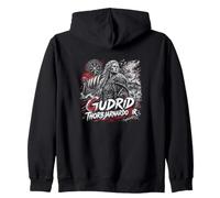 Gudrid Thorbjarnardottir Norse Viking Vinland Zip Hoodie
