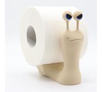 Gudrun The Toilet Snail - Funny 3D Printed Toilet Roll Holder - Original Bathroom Decoration & Replacement Roll Holder - 4 Variations to Choose From (Eye 4)