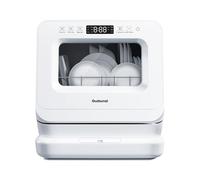 Gudsunal Table Top Dishwasher Countertop, 7L Detachable Water Tank, 6 Programs,No Hookup Needed, 192℉ HI-Temp Hygiene, Hybrid Drying & Preserve Fuction, Mini Dishwasher for RV & Apartment,White