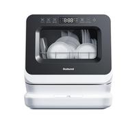 Gudsunal Table Top Dishwasher, Mini Dishwasher with 7L Water Tank, 6 Programs,No Plumbing, 72°C Hygiene, Hybrid Drying & Preserve Function, Countertop for RV & Apartment,Matte Black